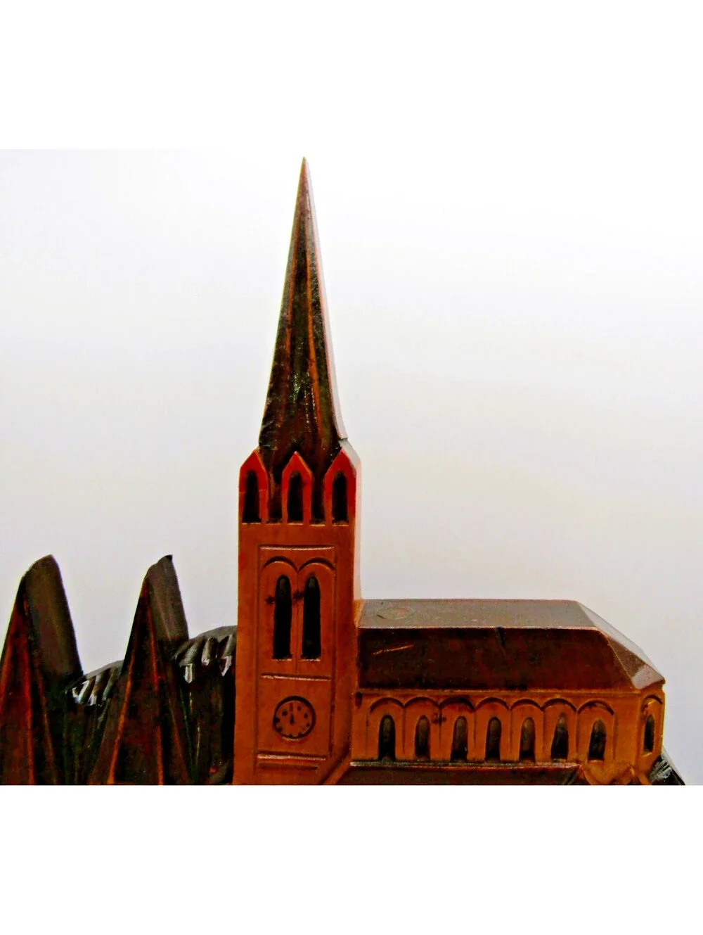 1930s Scout French Clock Hand Carved Cathedral Mountain Church